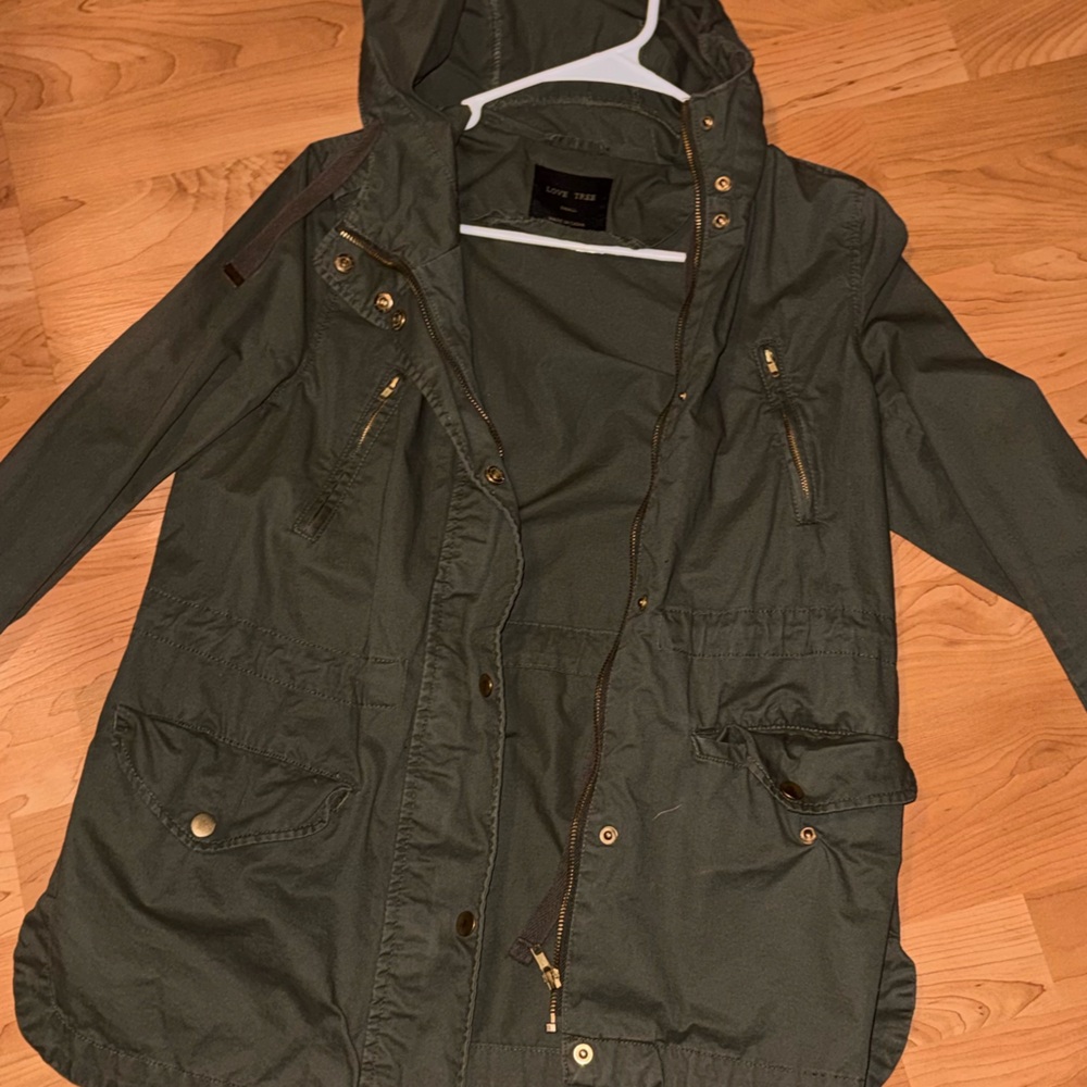 Love Tree Olive Green Jacket